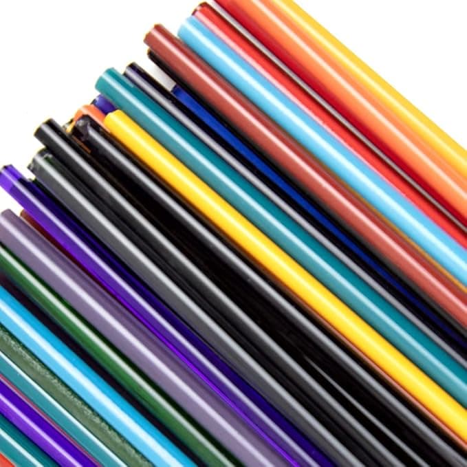 Oceanside Glass Rods Mardi Gras Pack 96coe 1lb.Bundle