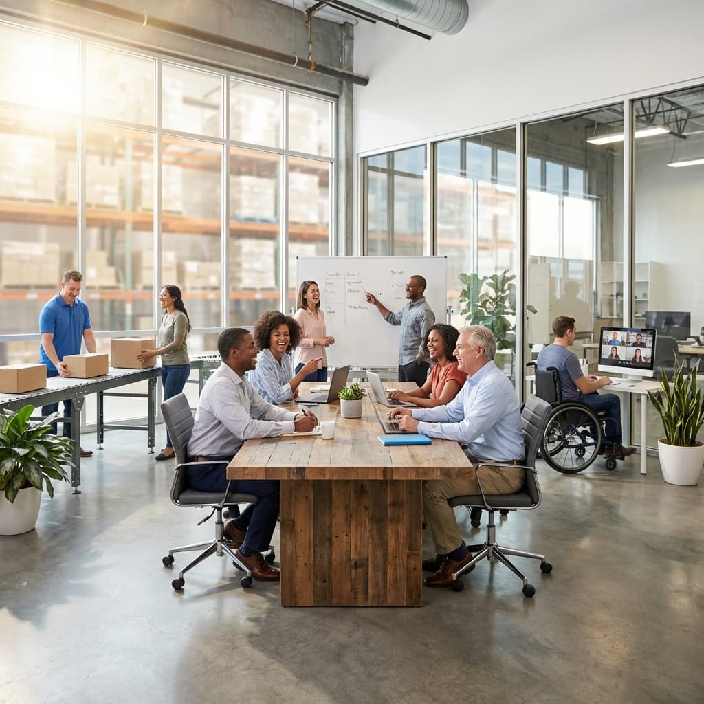 Steric Resources Warehouse and Team