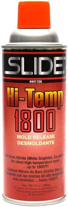 Slide Hi Temp 1800 Mold Release Aerosol Spray 10oz.