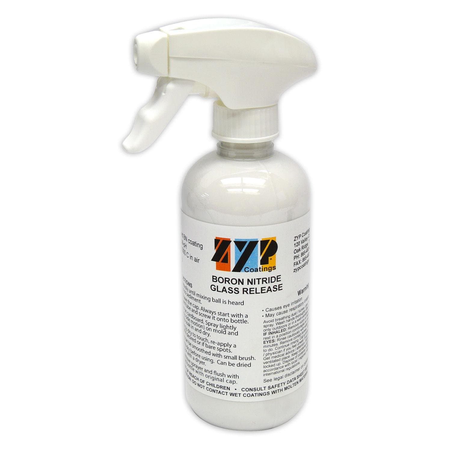 Zyp Boron Nitride Spray Ceramic Mold Release - 12 Oz - Steric Resources